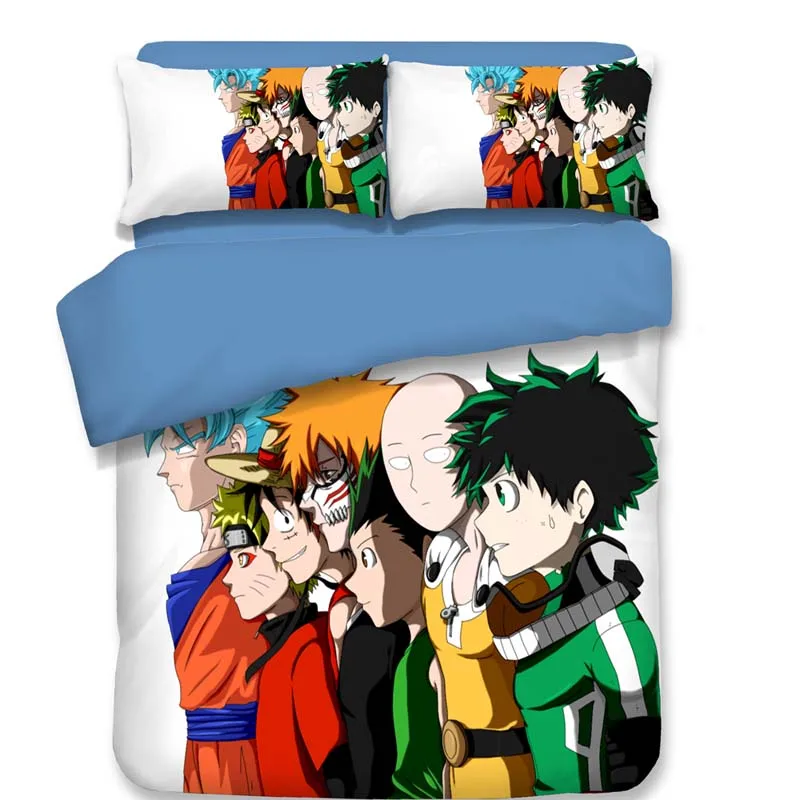 Постельный комплект ONE PUNCH MAN, мультяшный аниме, пододеяльники, 3D постельные принадлежности, королевские наволочки, Детские Мультяшные одеяла, постельные принадлежности, постельное белье s - Цвет: 12
