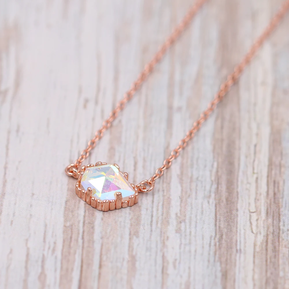 rose ab necklace