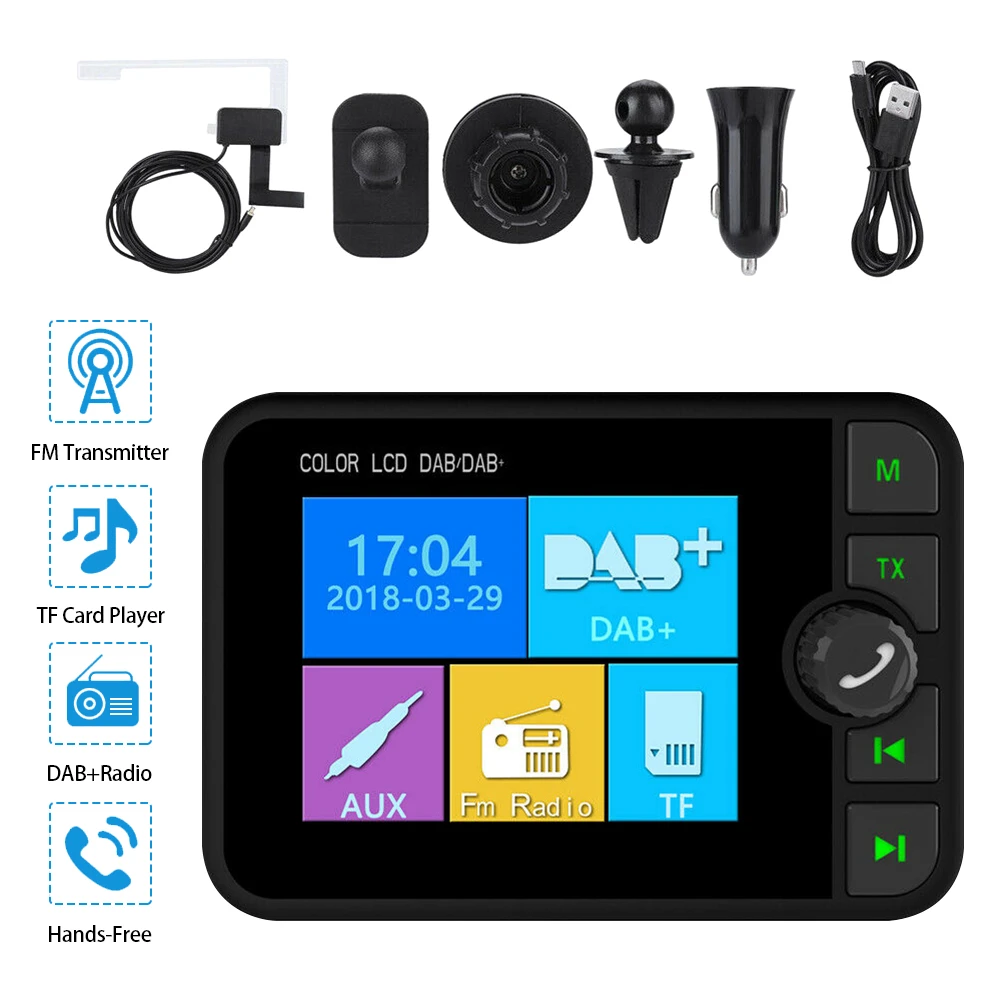 車dabカーラジオアダプタチューナーusb Fmトランスミッタaux Bt音楽受信機のbluetooth磁気カラー画面デジタルfmトランスミッタ Car Radios Aliexpress 車dabカーラジオアダプタチューナーusb Fmトランスミッタaux Bt音楽受信機のbluetooth磁気カラー画面デジタルfmトランスミッタ Car Radios Aliexpress