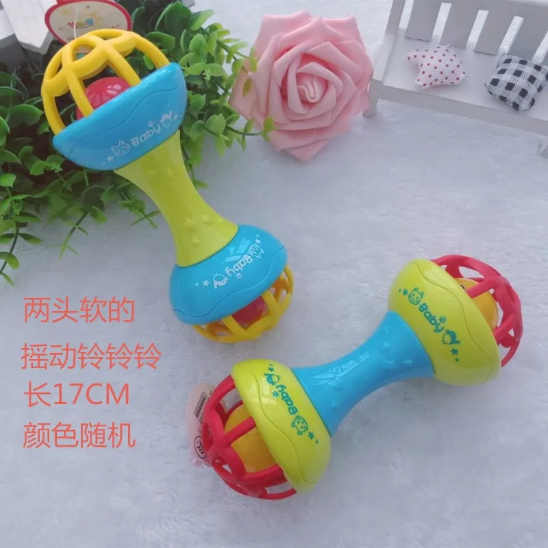 Игрушка для новорожденных детей 0-1 лет, музыкальные инструменты, погремушка, shou yao gu, детская погремушка