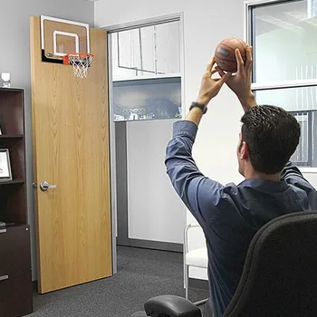 

Hanging Door Mini Basketball Hoop Punch-free Children's Wall-mounted Small Basketball Stand Home And Office Shots