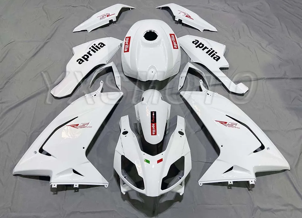 Абсолютно ABS механический инжектор обтекателя комплект для Aprilia RS4 125 2006-2011 Белый Кузов Обтекатели RS4 125 06 07 08 09 10 11 - Цвет: Белый