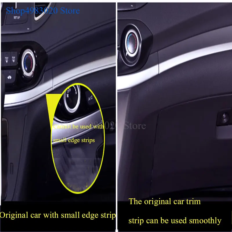 3 шт./лот ABS хром зерна центральной консоли крышка отделка автомобиля Стайлинг для Honda CRV CR-V 2012 2013 аксессуары