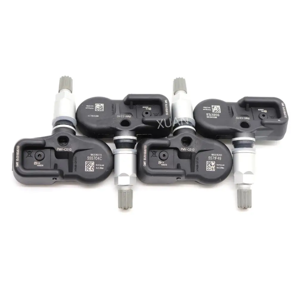XUAN, 4 шт., датчик давления в шинах, TPMS для Lexus IS200t IS250 IS300 IS350 ES300h ES350 NX200t NX300h GS F RC 42607-06020