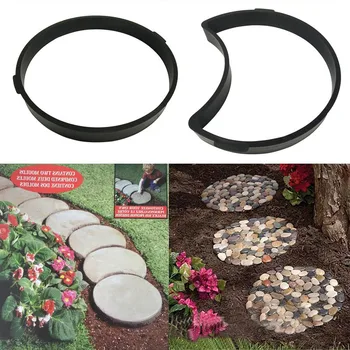 

Manually Paving Cement Brick Concrete Molds DIY Plastic Path Maker Mold Garden Stone Cement Brick Maker Road Mold Garden Decorat