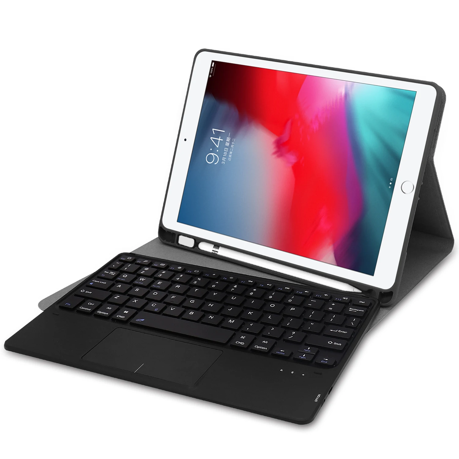 Тачпад клавиатура чехол для iPad mini 5 7,9 6th 9,7 Pro 11 Air 3 10,5 Чехол коврик для мыши и клавиатуры для iPad 7th 10,2 клавиатура