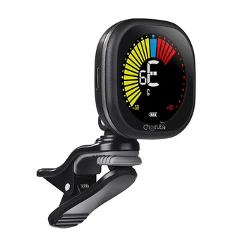 

Cherub WST-670 Electric Guitar Tuner Pedal Clip Mini LCD Display USB Rechargeable Chromatic Tuners for Guitar Violin Ukulele