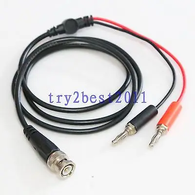

DHL/EMS 50 Sets BNC male Q9 to IC Grabbers Probes banana Test Probe Cable Leads 100CM -C1
