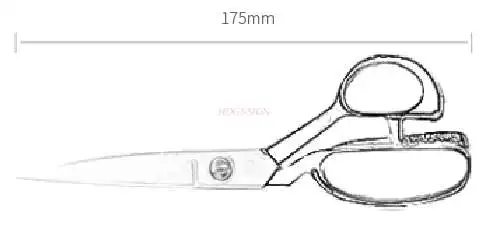 Ножницы из сплава нержавеющей стали, заостренные, для дома, офиса, на заказ, ручные ножницы для взрослых, портновские ножницы, большие ножницы, специальные