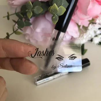 

Personalized Mascara bottle stickers customize eyelash cosmetics tube labels 45 x 25mm ( bottles are not include）