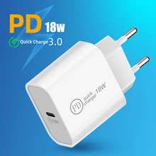 USB зарядное устройство 18 Вт PD Быстрая зарядка usb type C PD зарядное устройство для портативного QC 3,0 зарядное устройство для телефона huawei samsung iPhone X XS XR адаптер