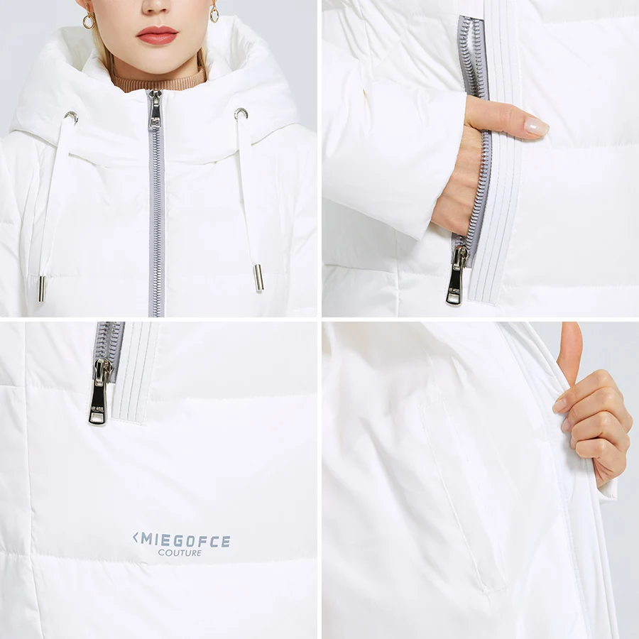 MIEGOFCE 2020 New Winter Womens Jacket Long Warm