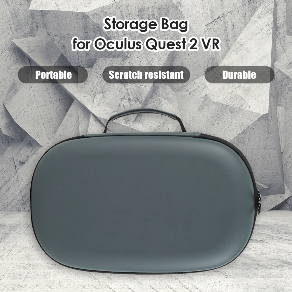 EVA Hard Carrying Case for Oculus Quest 2 VR Headset Controller Waterproof Case Travel Portable Protective Carrying Case