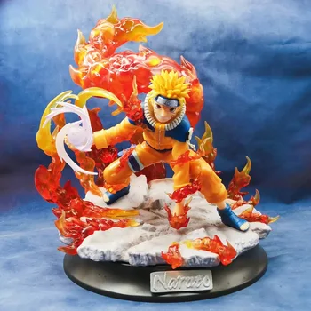 

Anime Naruto Shippuden Nine Tails Kurama Uzumaki Naruto kyuubi Bijuu Mode PVC Action Figure Model Collectible Statue Toy