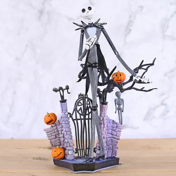 

SCI-FI Revoltech Series Jack Skellington The Nightmare Before Christmas PVC Action Figure Movable Model Toy