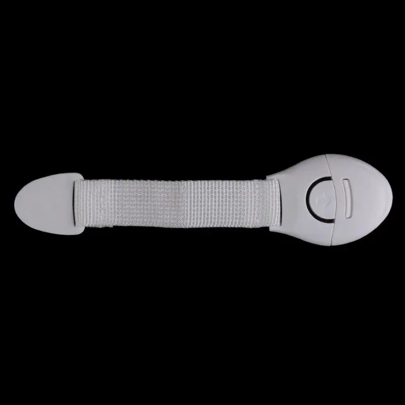 

Baby Safety Lock Drawer Or Toilet Lock Multi-function Cloth Belt Safety White New Lengthen Multi-function Safety Lock Protection