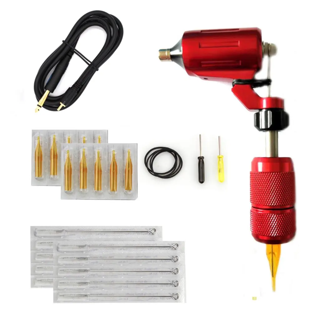 

Nano Cartridge Swiss Motor Blue Rotary Cartridge Tattoo Machine Set Cartridge Grip Needle Free RCA Cord Supply