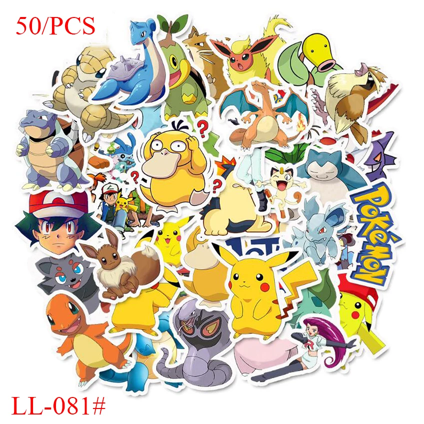 LL-081 #50/шт. Наклейка без повторов Pet Elf из ПВХ коллекция художественных поделок