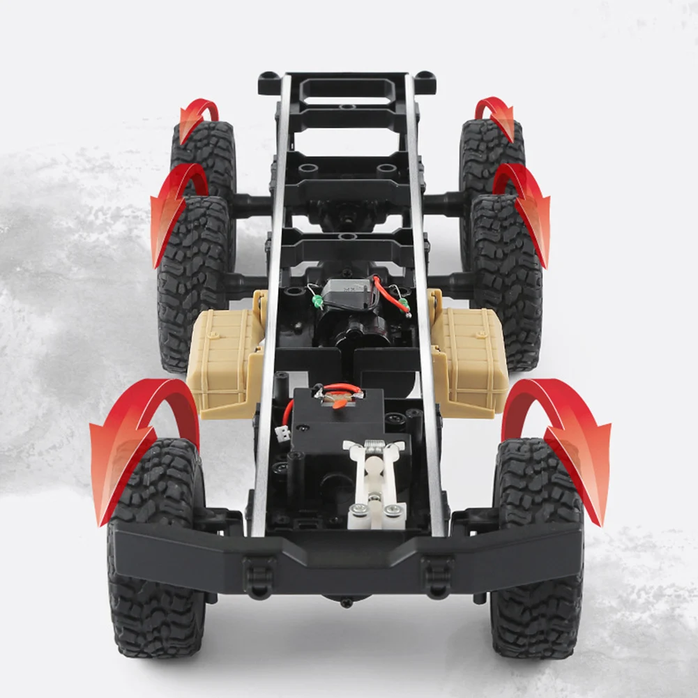 Q60 1/16 2,4G 6WD RC внедорожный гусеничный военный грузовик армейский автомобиль детская игрушка подарок