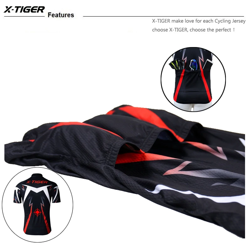 X-Tiger Pro велосипедные майки Ropa Ciclismo горный велосипед одежда МТБ спортивная одежда быстросохнущая Мужская гоночная велосипедная одежда