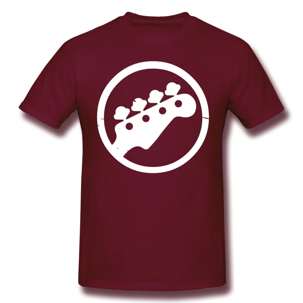 Wine Red Футболка one yona Scott Pilgrim, футболка Scott Pilgrim Bass, Милая футболка с коротким рукавом, летняя мужская футболка из 100 хлопка с принтом - Цвет: Wine Red