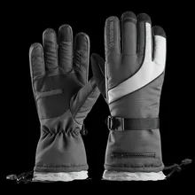 Новинка, мужские лыжные перчатки, перчатки для сноуборда, снегохода, езды на мотоцикле, зимние перчатки, ветрозащитные, водонепроницаемые, унисекс, зимние перчатки
