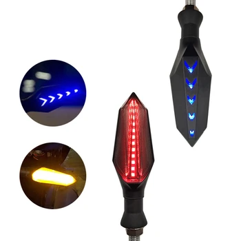 

Universal Motorcycle LED Turn Signal Tail Lights Indicators Accessories For Honda VF VFR 750 800 VTR1000F CBR 125 300 500 R F FA