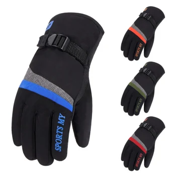 

Winter Unisex Warm Ski Gloves Touch Screen Waterproof Windproof Motorcycle Riding Gloves