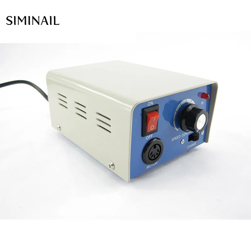 Electric nail drill machine 35000rpm strong 210 professional manicure nail drill 65w handpiece 6 bits set SIMINAIL