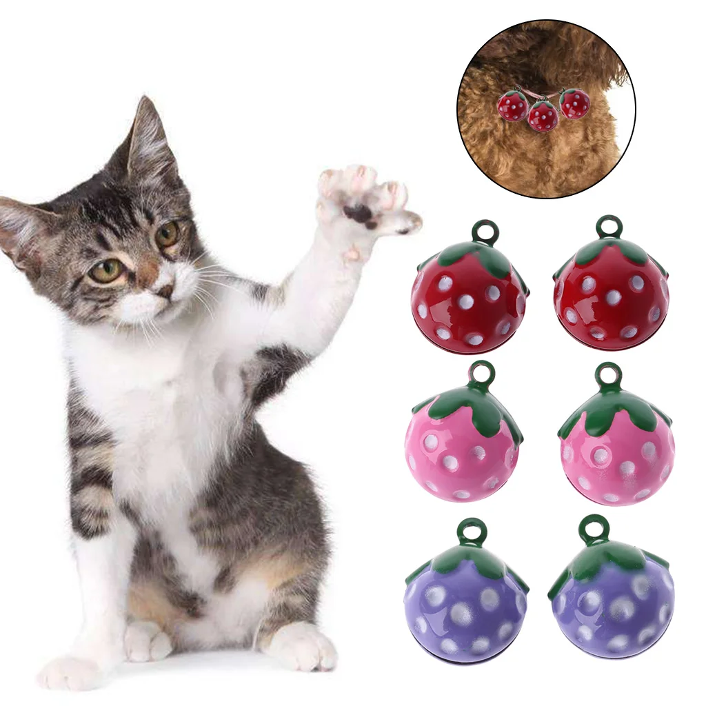 2Pcs Dog Cat Collar Bell Pet DIY Accessories For Collar Pet Safety Loud Bell T8WB