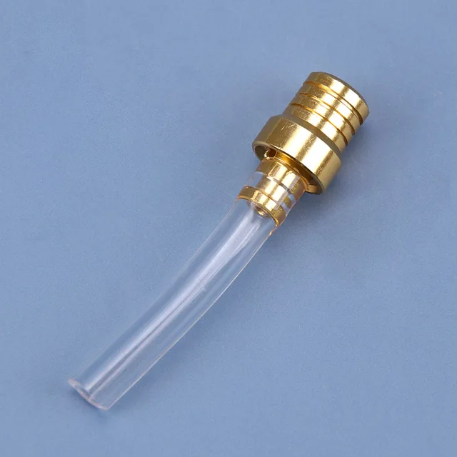 1PC Motorcycle Gas Fuel Cap 2 Way Valves Vent Breather Hoses Tubes For Motocross ATV Quad Dirt Pit Bike Fuel Tank Breather Pipe Gold