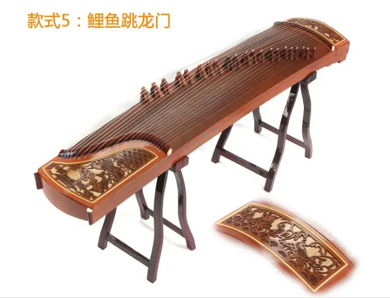 SevenAngel Профессиональный 10 уровень игры guzheng Yangzhou Музыкальные инструменты Китайский 21 струны Zither с полными аксессуарами - Цвет: 5