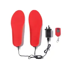 Электрическая батарея с подогревом стельки Зима ноги теплее USB стельки с перезаряжаемым подогревом для мужчин и женщин