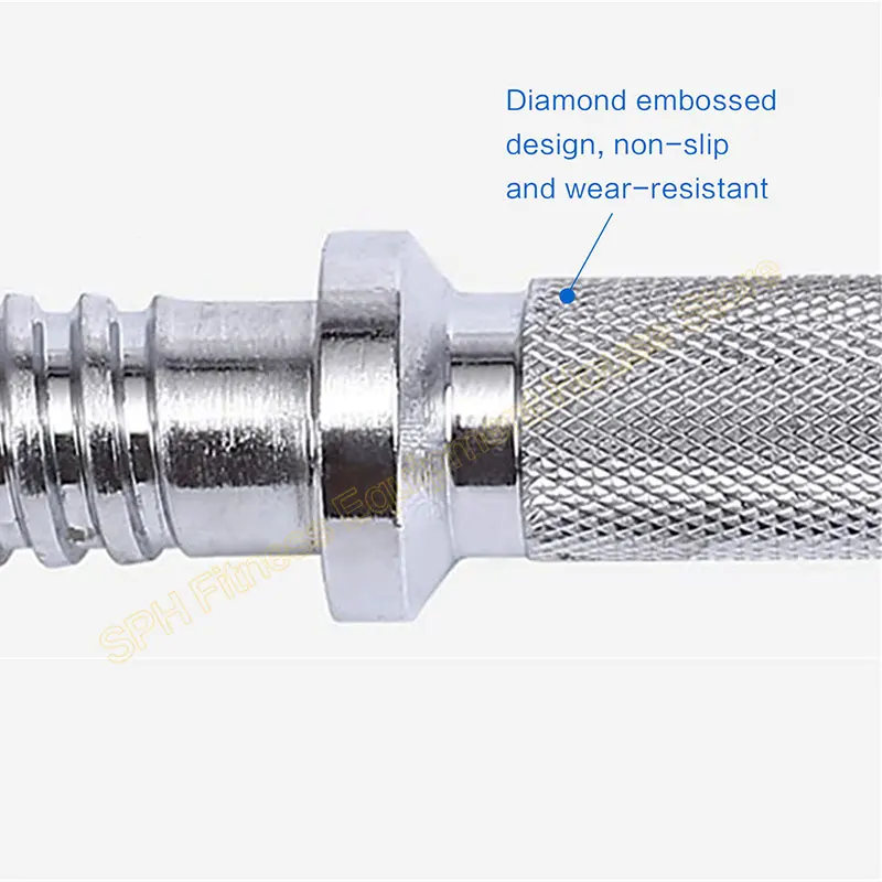 30 35 40 45cm Electroplate Dumbbell Bars Nuts Standard Threaded 25mm Home Dumbbell Handle Gym Fitness Durable Exercise Bars