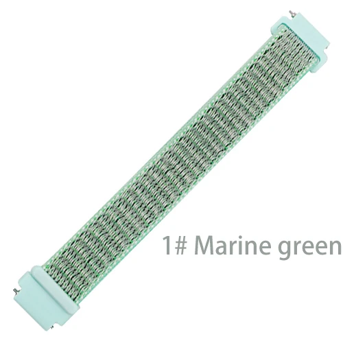 Marine green Ремешок для mi Band 4 band браслет нейлоновый Браслет Смарт-часы аксессуары наручный mi Band 3 band Xiao mi band 3 4 браслет - Цвет ремешка: Marine green