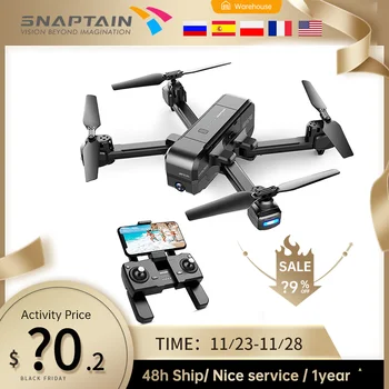 

SNAPTAIN SP510 Quadcopter Foldable GPS FPV Drone with 2.7K Camera HD Live Video RC GPS Auto Return Drones for Beginners Adults