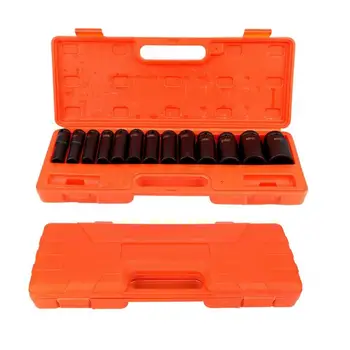 

13 pcs / Set 1/2 Inch Deep Impact Socket Tool Set 13-32mm for Garage Workshop Car Auto Truck Repair Tools Car Accessories New