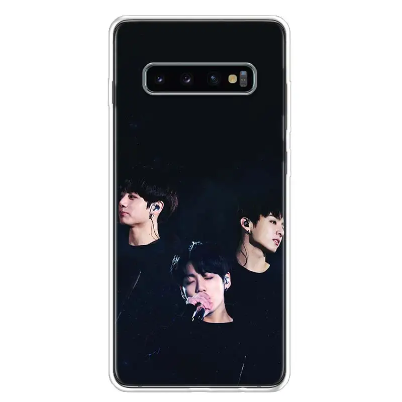 TW034-4 Jungkook Kpop Cover Phone Case For Samsung Galaxy A10 A20E A30 A40 A50 A70 A50S A80 M30S A6 A7 A8 A9 Plus+ Coque - Цвет: TW034-4