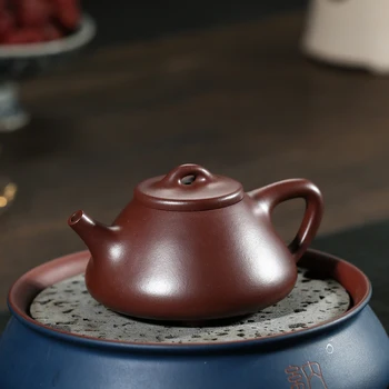 

Yixing purple clay teapot, pure handmade raw ore