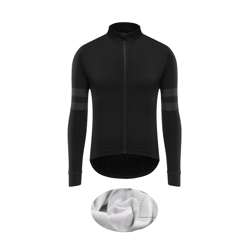 RCC Pro зимний комплект из термофлиса для велоспорта, велосипедная одежда Maillot Ropa Ciclismo Invierno, одежда для горного велосипеда - Цвет: Fleece jersey
