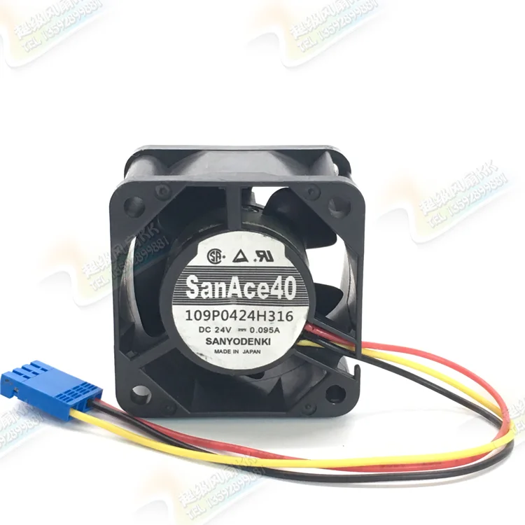 New San Ace 40 Centímetros fã Servidor 4028 40*40*28 mm 24v 0.18a 0.095a Ventilador de Refrigeração do Servidor 109p0424j3073 109p0424h316 109p0424j3d013 - Imagem 3