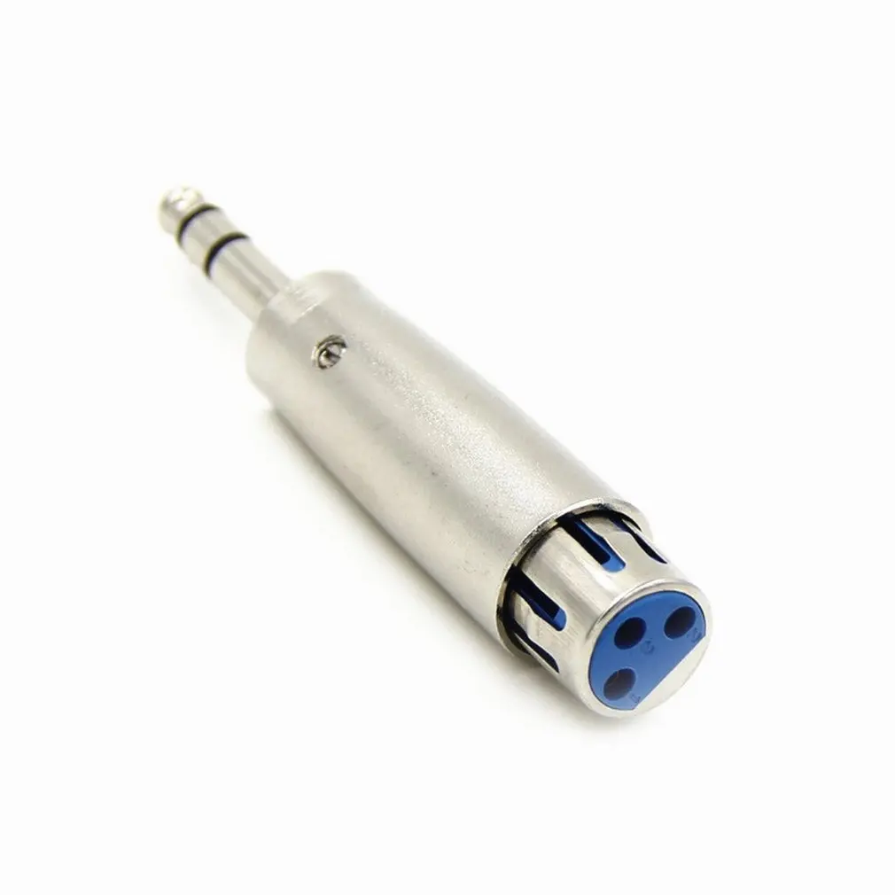 Pin Xlr Female To 1/4 6,35 мм стерео для штепсельной вилки дистрибьютор Aux адаптер для наушников Jack Plug стерео адаптер