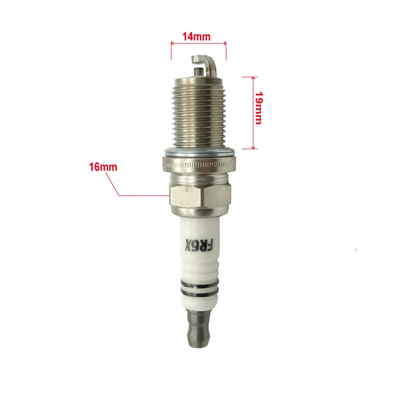 4pcs INT VORTEX platinum powder Spark Plug FR6X for BKR6EIX-11 BKR6EIX IK20 IK16 IK20TT BKR5EIX-11 VK20 K6RTI-11 K6RIU,spark plug
