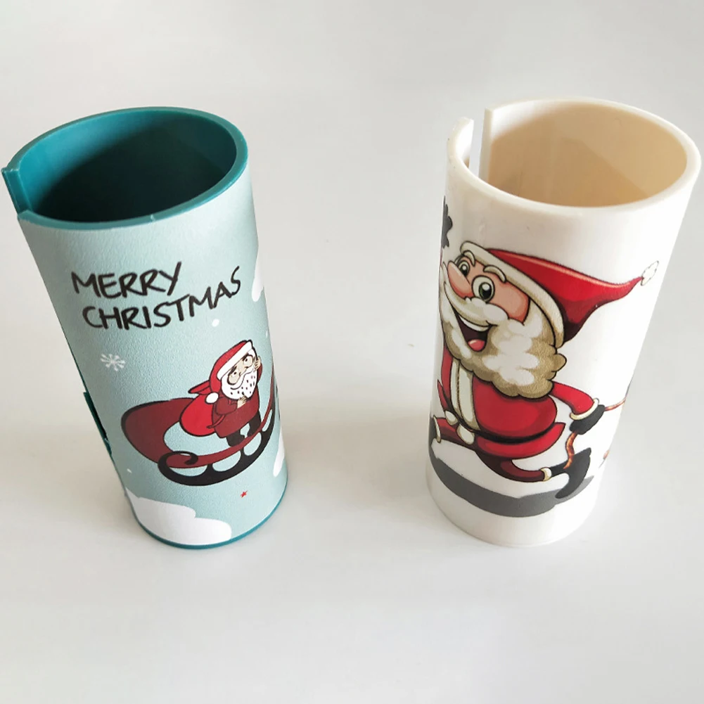

Unique Christmas Sliding Wrapping Paper Cutter, Cuts Perfect Line Every Single Time Wrapping Paper Roll Cutter Safe Cutter Tool