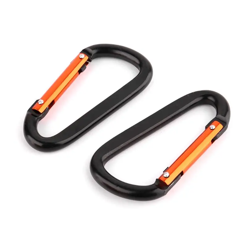 5 шт. алюминиевый сплав Карабин Кемпинг брелок оснастка Крюк Бутылка воды пряжка клип Feb13