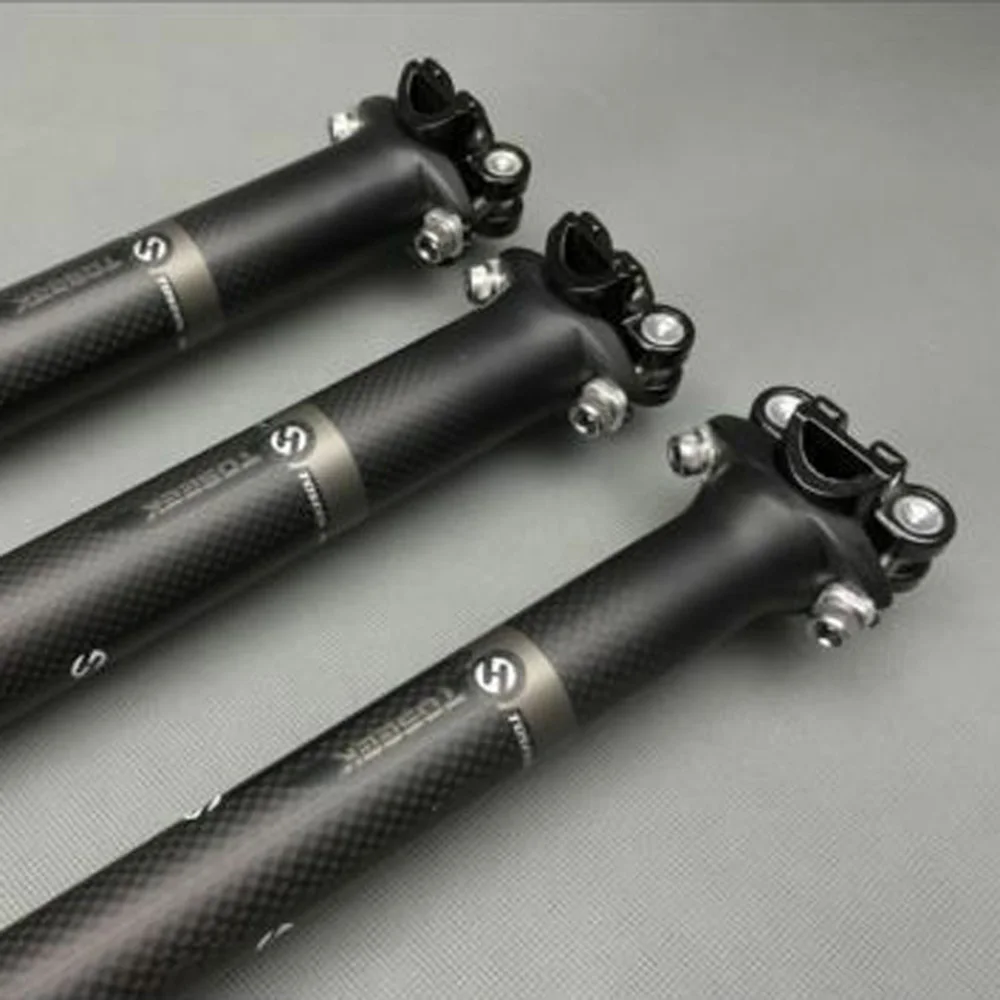BXT полностью углеродный велосипедный Подседельный штырь MTB дорожный горный велосипед углеродный Подседельный штырь подседельная труба 27,2/31,6*350/400 мм детали велосипеда