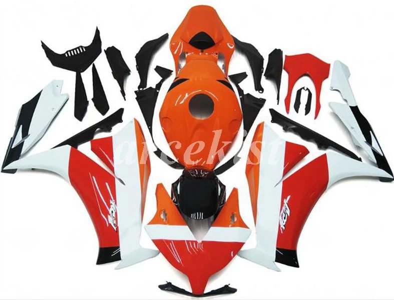 Литьевая Форма ABS полный обтекатель комплект Подходит для HONDA CBR1000RR 2012 2013 CBR 1000RR набор кузова белый красный