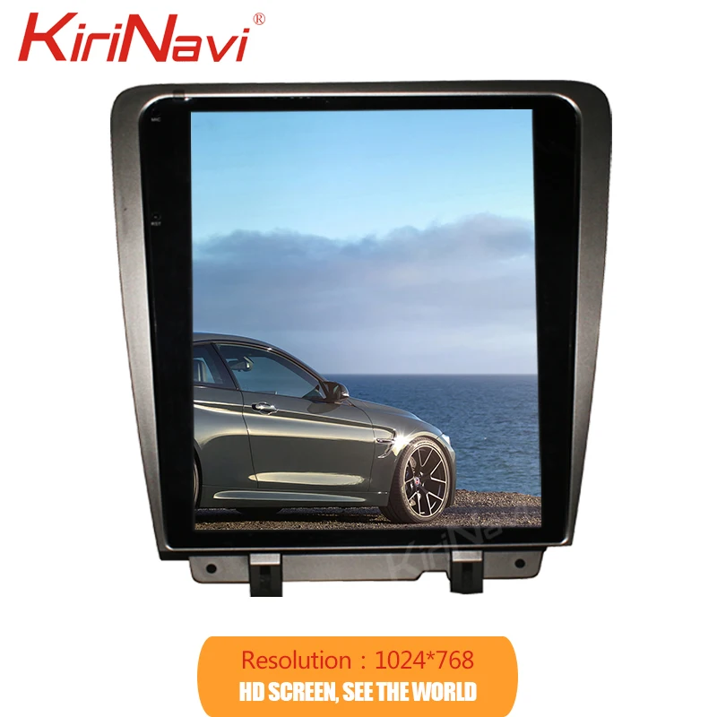 Top KiriNavi Vertical Screen Tesla Style 12.1‘’ Android 9.0 Car Multimedia Dvd Navigation For Ford Mustang Car Radio GPS 2010-2014 3