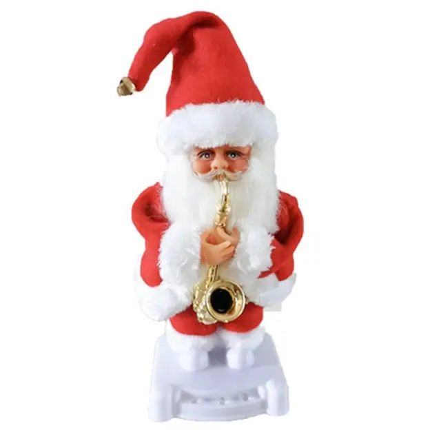 Portable Electric Dancing Santa Claus Plush Doll With Music Household Christmas Decoration Christmas Exquisite Electric Gift 1