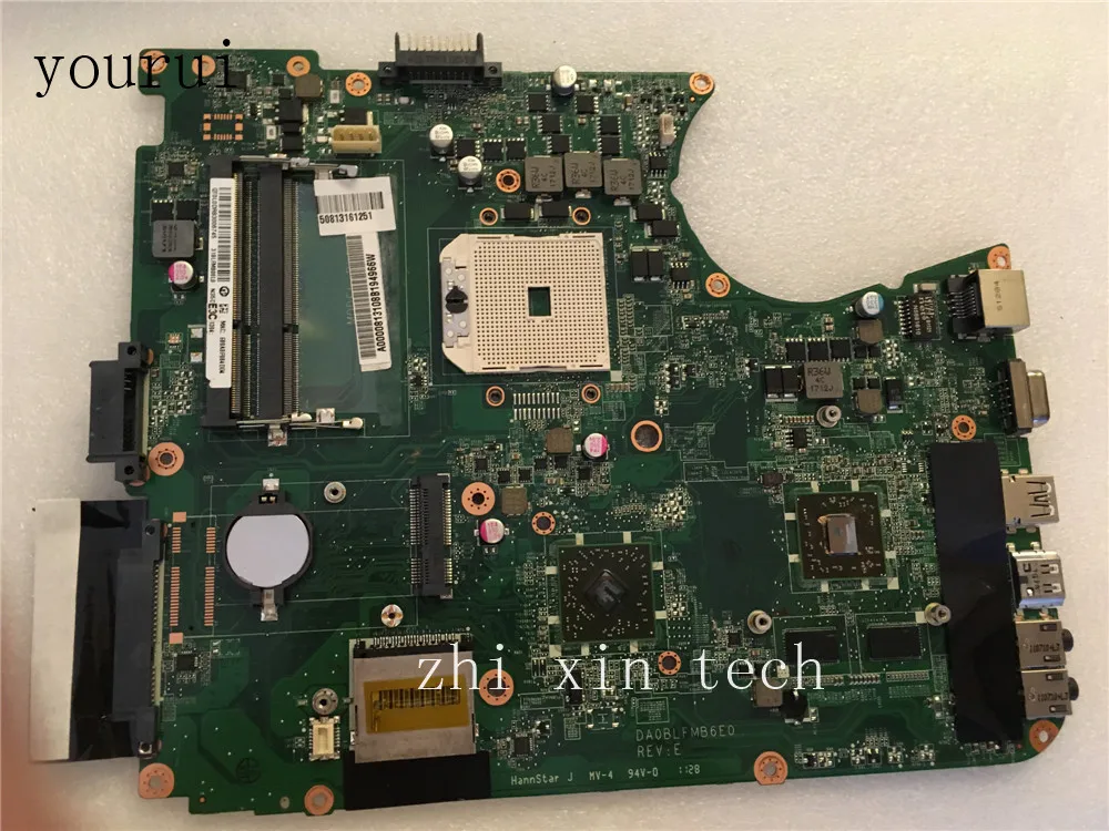 Yourui для Toshiba L750D L755D Материнская плата ноутбука DA0BLFMB6E0 A000081310 Тесты идеальная работа